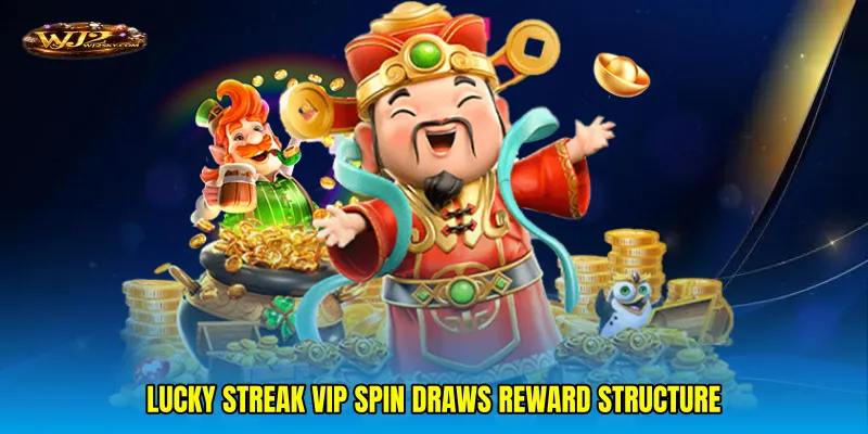 Lucky streak VIP spin draws reward structure